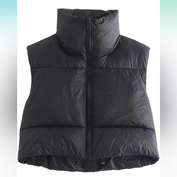 Cropped down vest - Picture 2 of 6